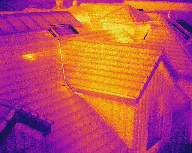 Thermal Imaging Roof Survey Image St Helens